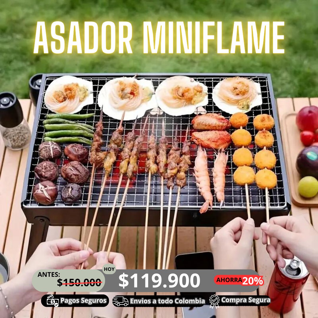 PARRILLA ASADORA MINI-FLAME